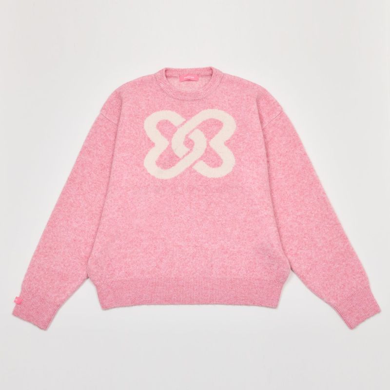 MP SYMBOL KNIT PINK