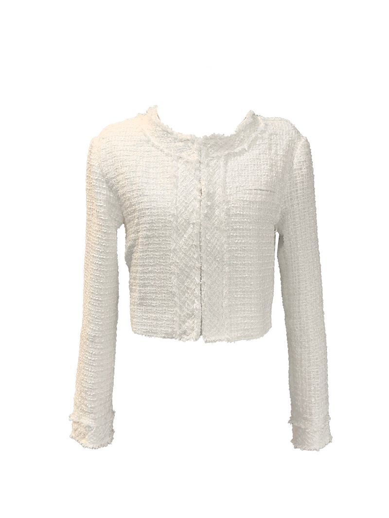 cropped tweed jacket (2color)