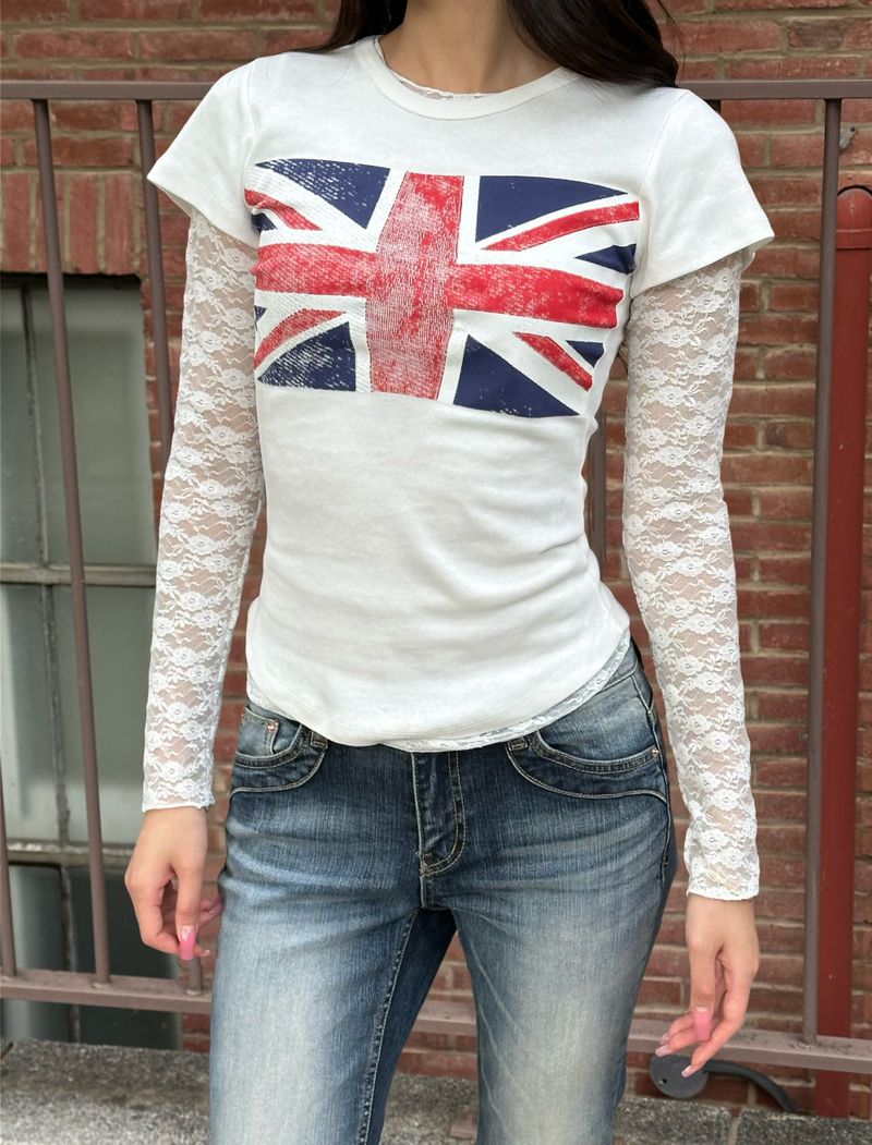union jack tee