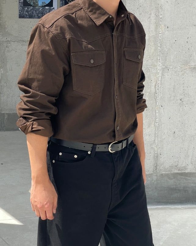 Lievo Snap Western Shirt