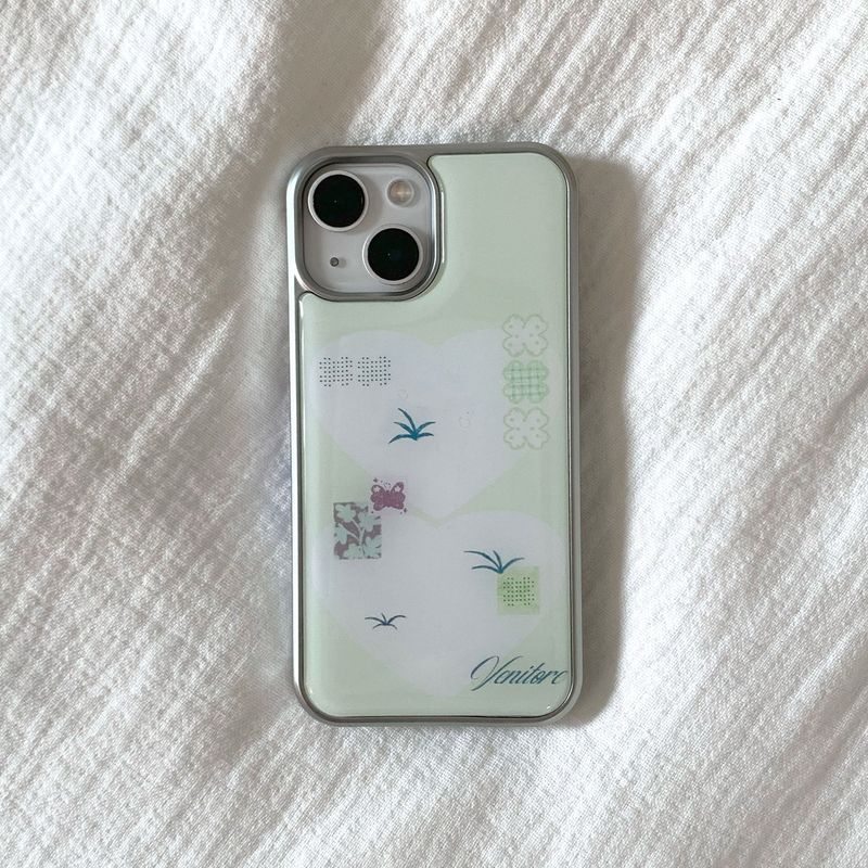 [MADE][Epoxy Silver Bumper Case] Spring-Scented Pieces