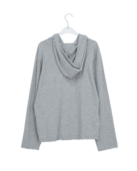 [unisex] Nevea Basic Slub Two-Way Hood Zip-Up