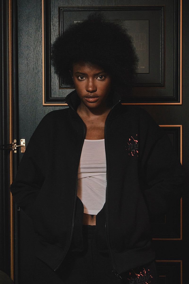 A GOOD DAY(ア グッドデイ)の「PACINO TRACK JACKET (BLACK)(Jackets/Outerwear)」