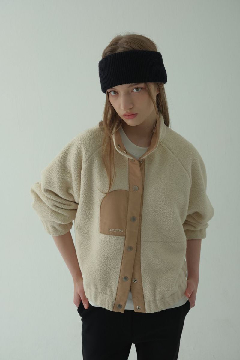 POLAR FLEECE JUMPER_BEIGE