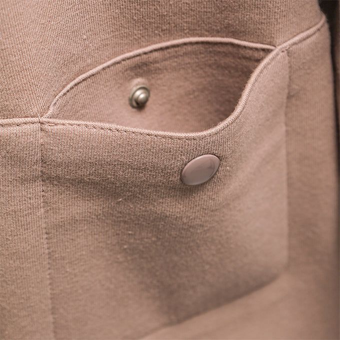 HALF ZIP LAYERD SWEATSHIRTS-BRONZE