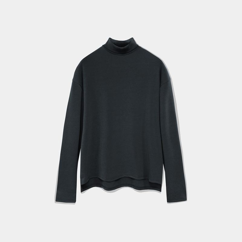 ASCLO Plain Arm Warmer Turtle Neck T (7color)