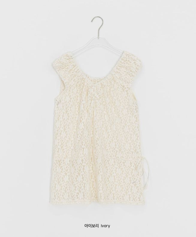 Liltas Flower See-Through Layered Sleeveless