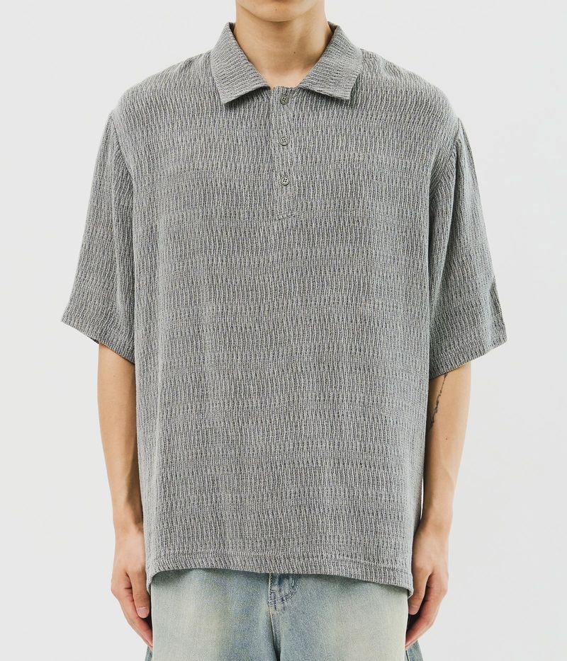 HIFIFNK(ハイファイファンク)の「ピグメントリネンポロトップ (2color)(トップス)」