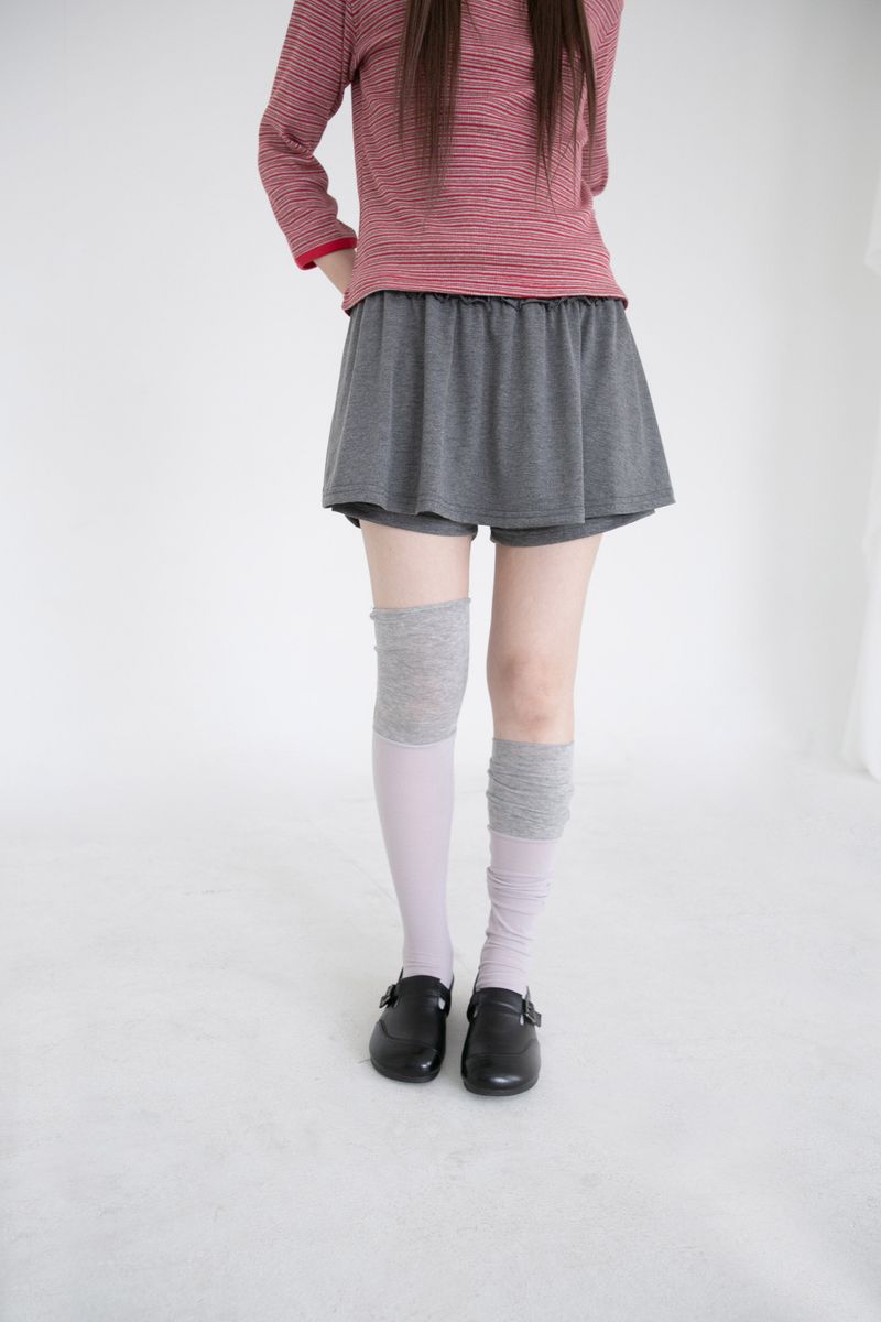 color layered light knee socks(3colors)