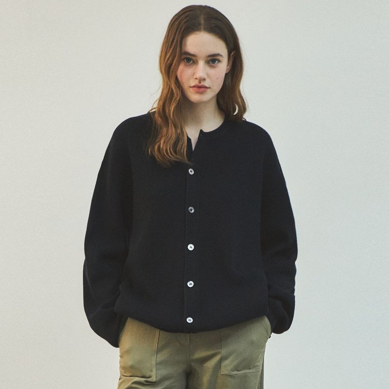 Always Soft Round Knit Cardigan_5Color