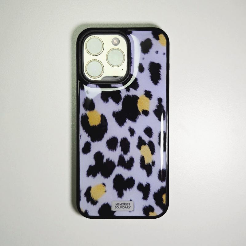 Soft Pop Leopard Phone Case Lilac (BK_Epoxy)
