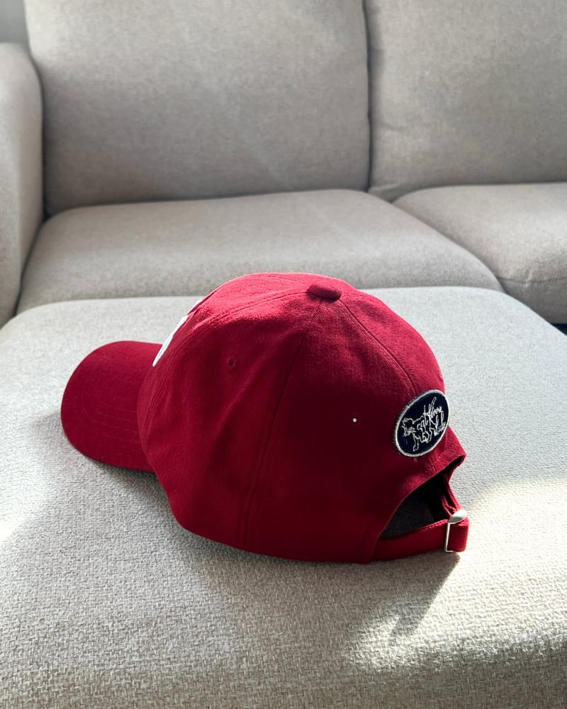 FOR CAT LOVERS RED BALL CAP