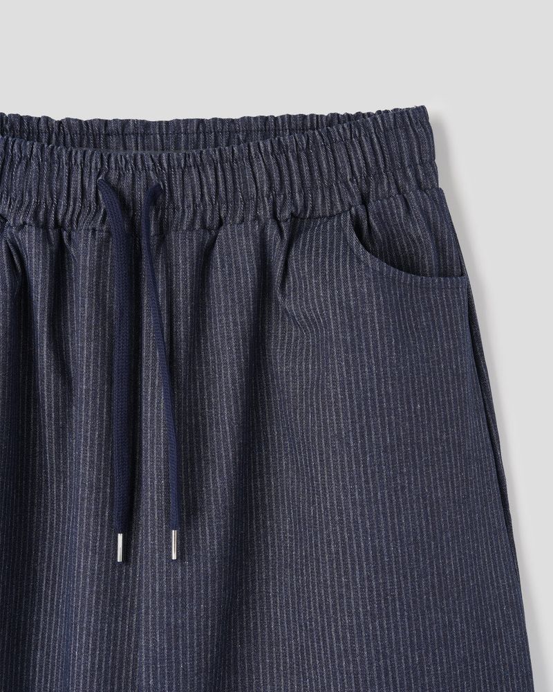 Waze Stripe Curved Denim
