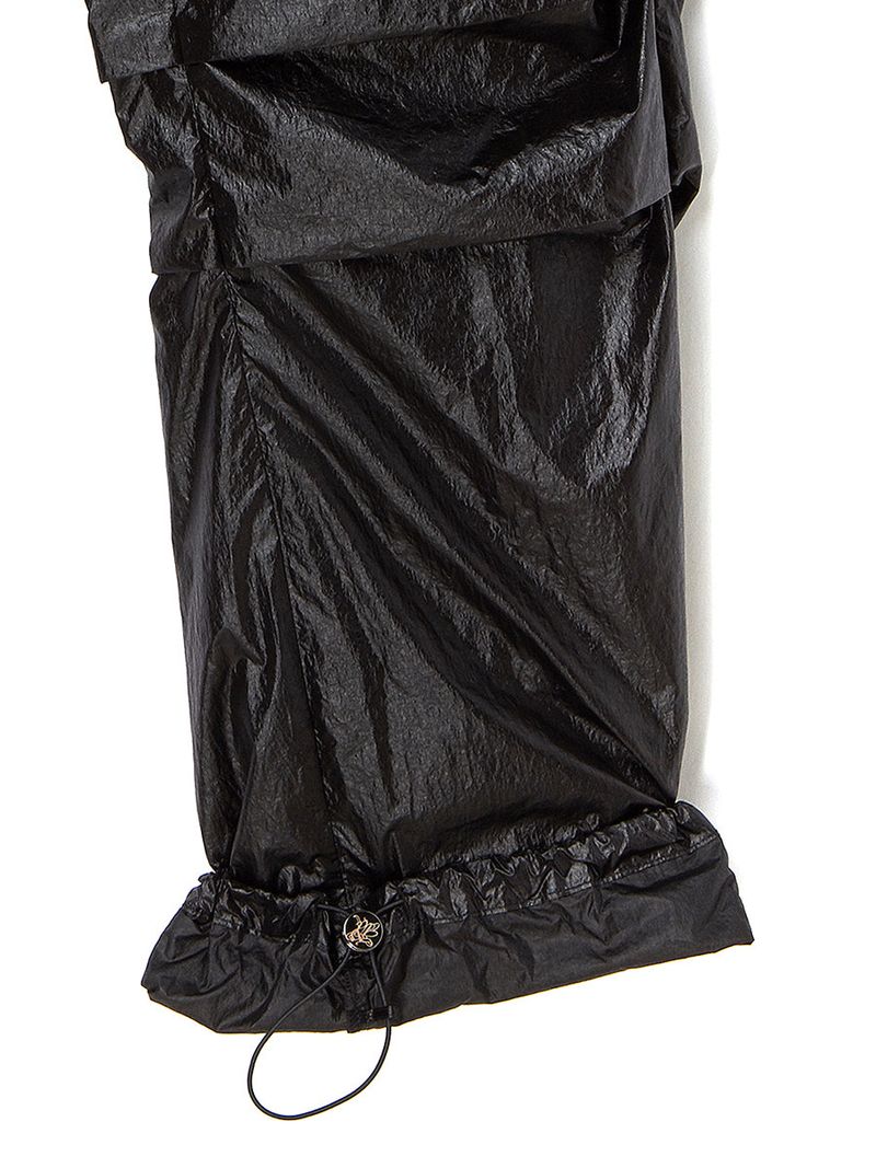 DRAPE LAYERED SKIRTPANTS (BLACK)