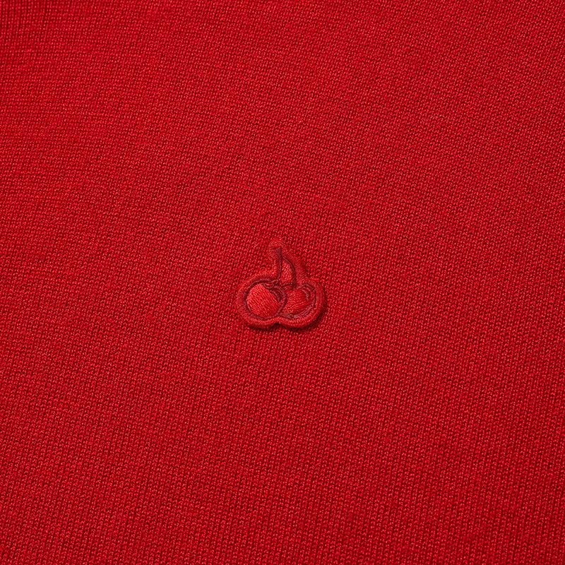 KIRSH PLAIN SOFT TOUCH CARDIGAN [RED]