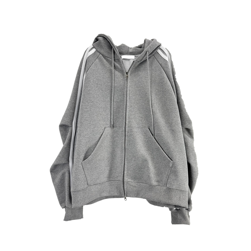 eight track hoodie zip-up 