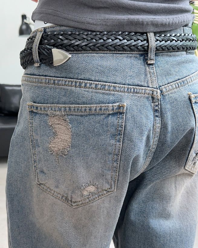 Alp Dusty Damage Denim Pants