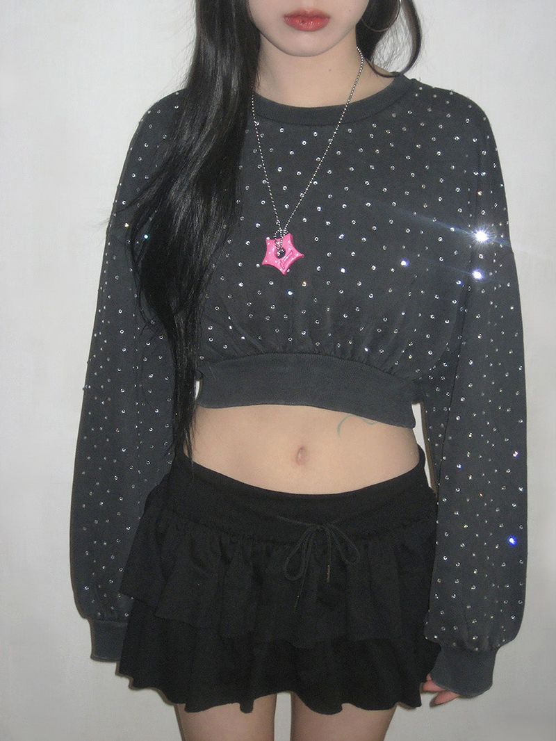 gleaming star dot necklace [pink]