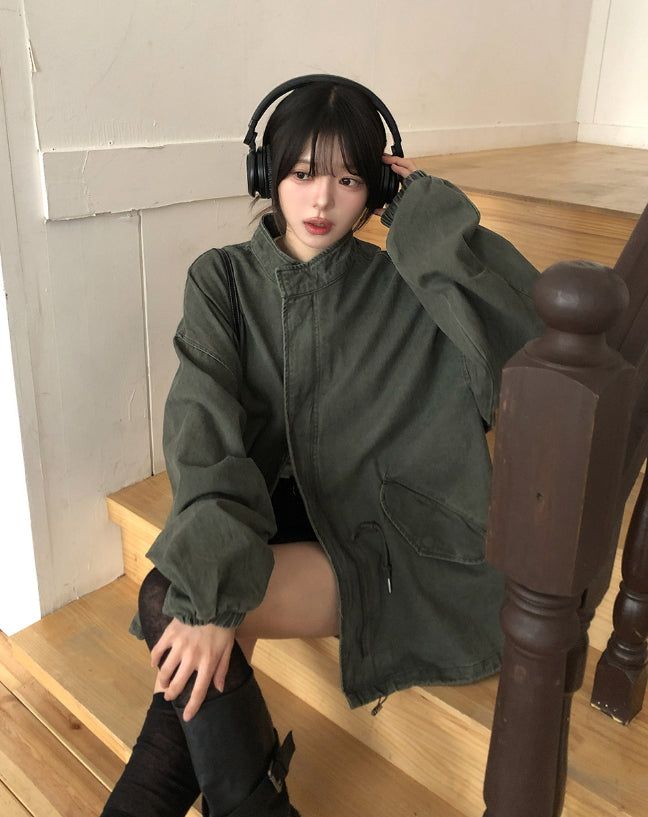 Mobe Washed Short Field Jacket