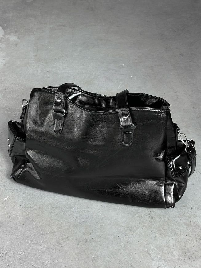 Motor Leather Shoulder Bag