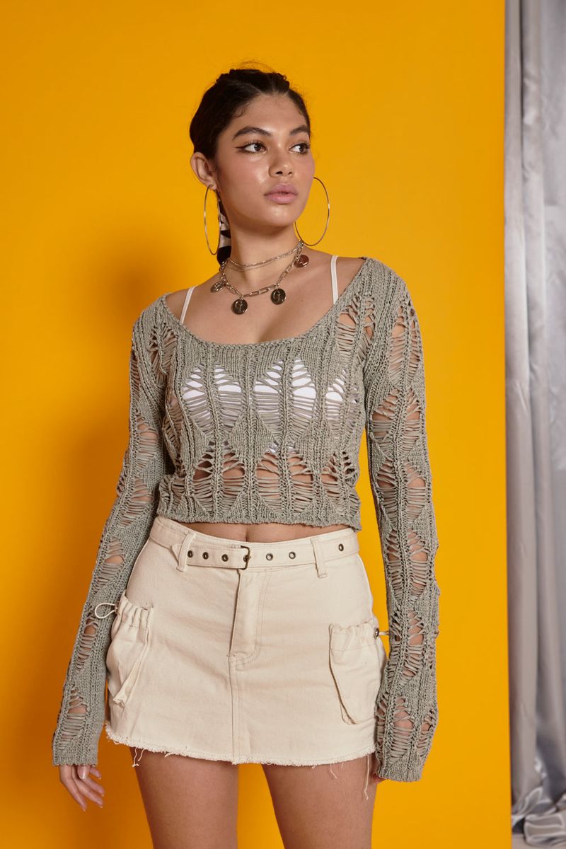 GATELESS（ゲートレス）の「CROCHET TOP（Tops）」