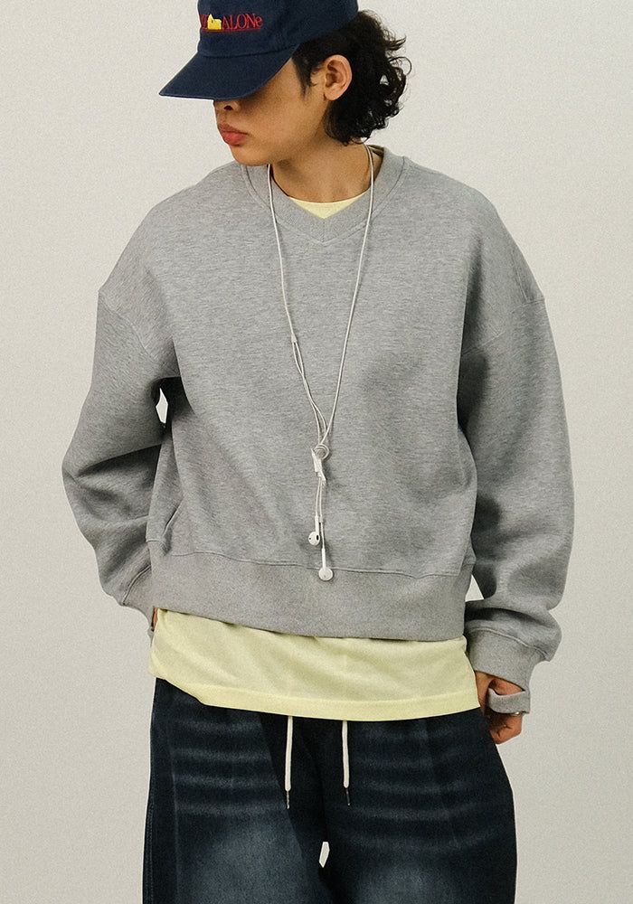 SEMIKAJI（セミカジ）の「Warmer Crop Sweatshirt（Tops）」