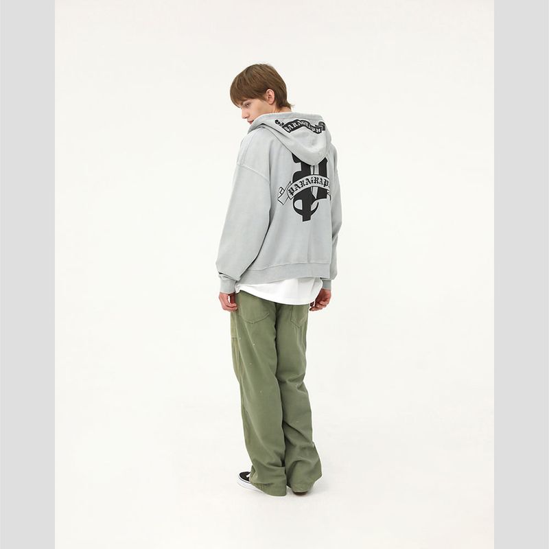 PARAGRAPH BANNER ZIP HOODIE