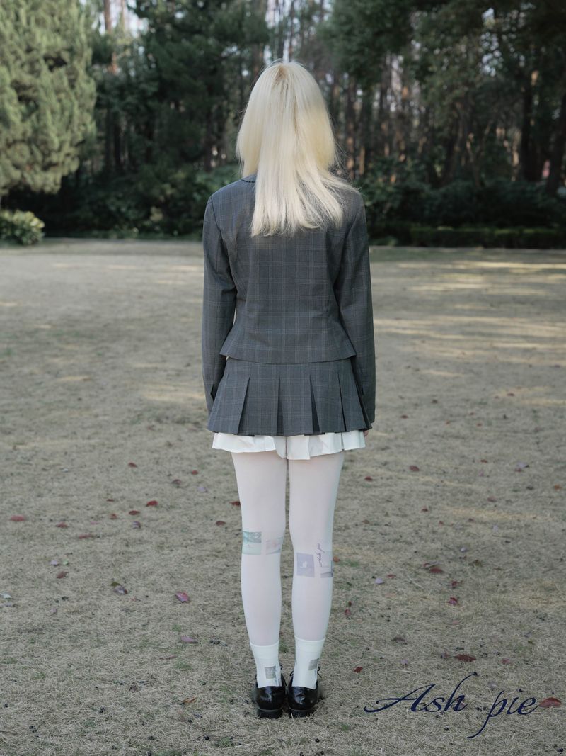 AW25 Slim-fit college suit jacket