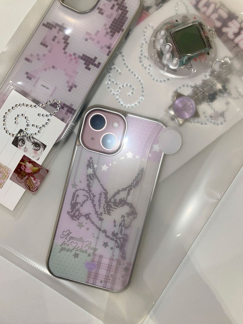 Gentle pony (Silver Epoxy) phone-case