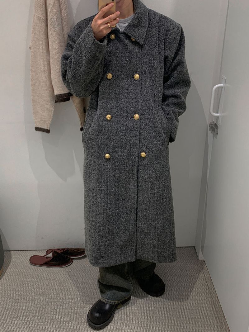 3 TAP Emma Wool Tweed Coat (2color)