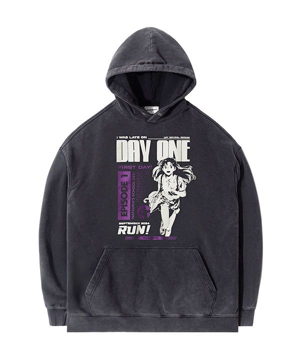 RG Day-1 SP Washed Hoodie (Black)