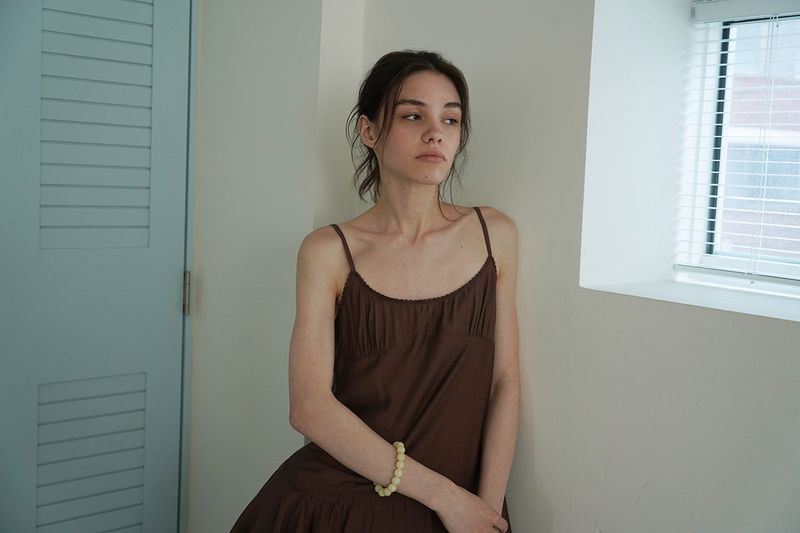 Nina slip dress_brown