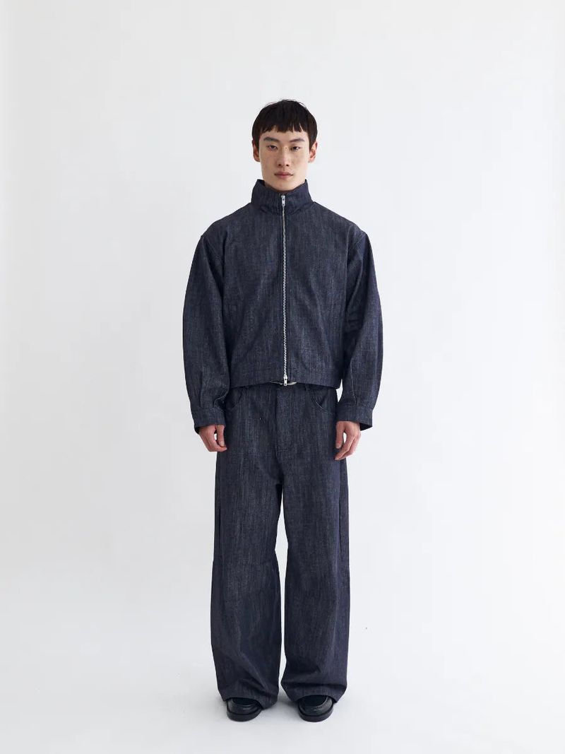 26SS JT3 Stand-Collar Denim Jacket