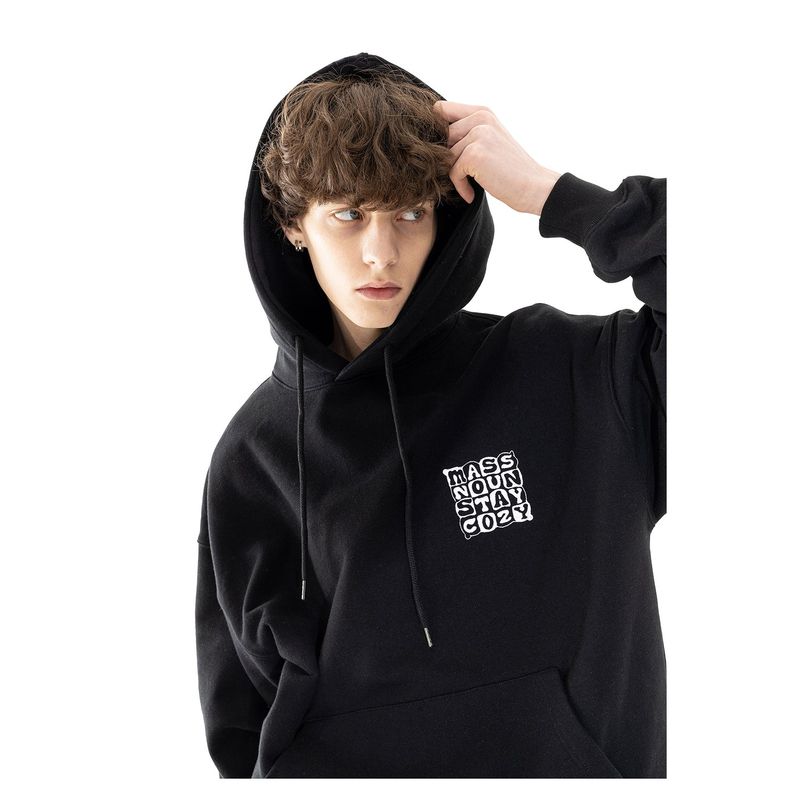 CUSHION LOGO HOODIE MSHHD001-BK