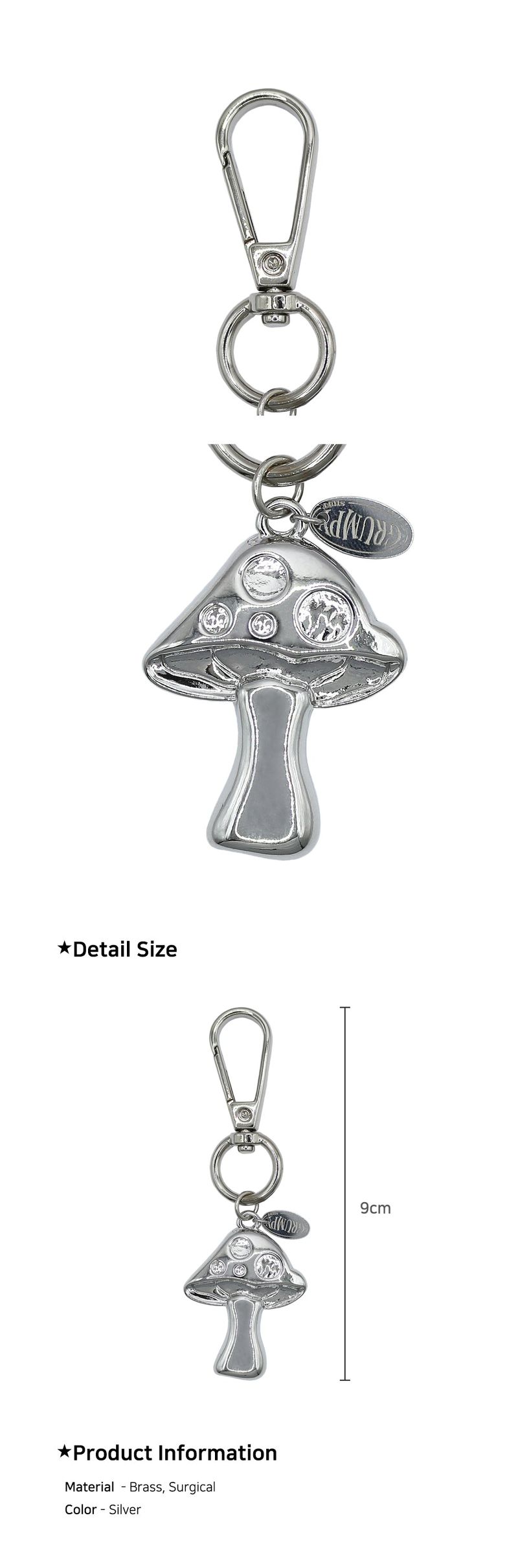 Mystic Mushroom Keychain