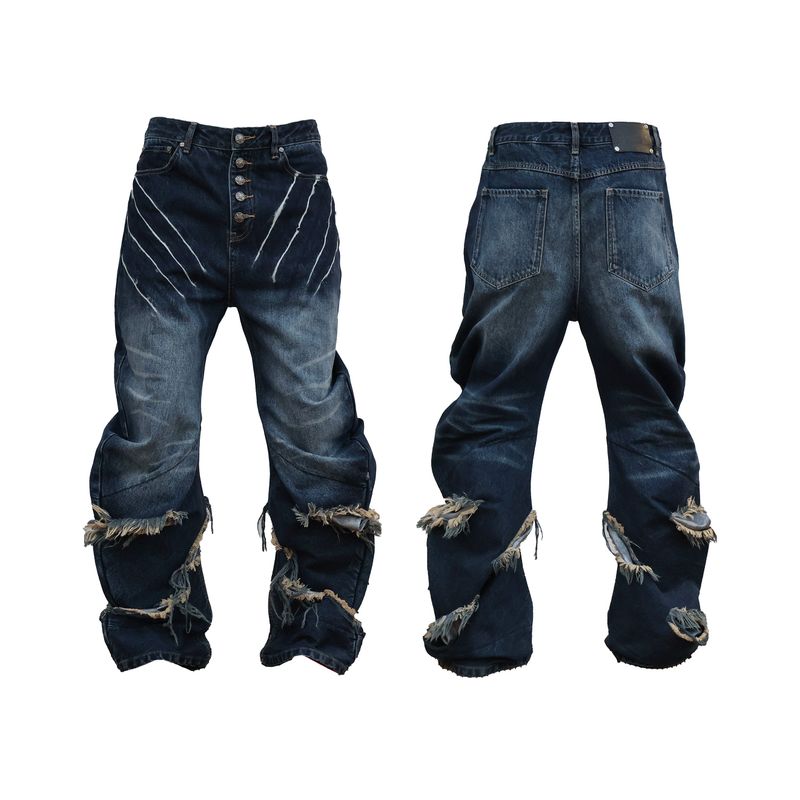 SEXXDEVIL（セックスデビル）の「SEXXDEVIL Destroyed Washed Knife-Washed Jeans（Pants）」