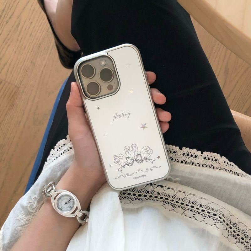 maydaymoonday(メイデイムーンデイ)の「Swan Mirror Bumper Case (2 Color)(Magsafe)(Smartphone Accessories)」