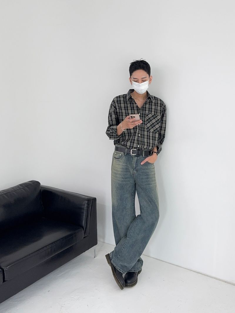 SP Check Standard Cotton Shirt (3C)