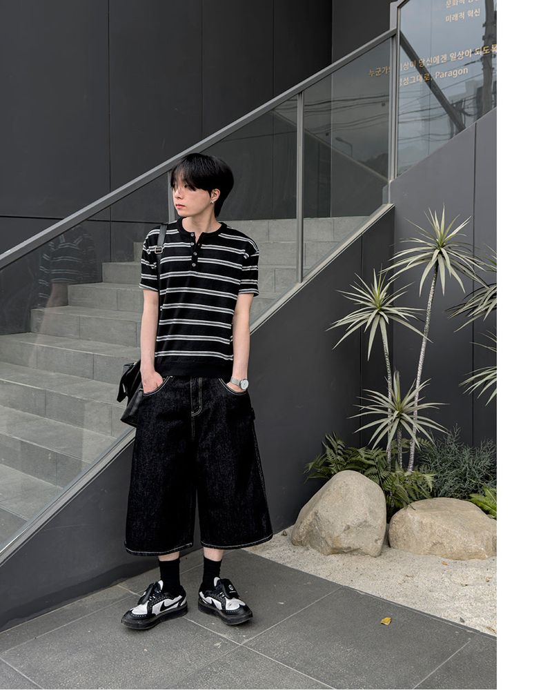 Kyle Selvedge Bermuda Denim Pants
