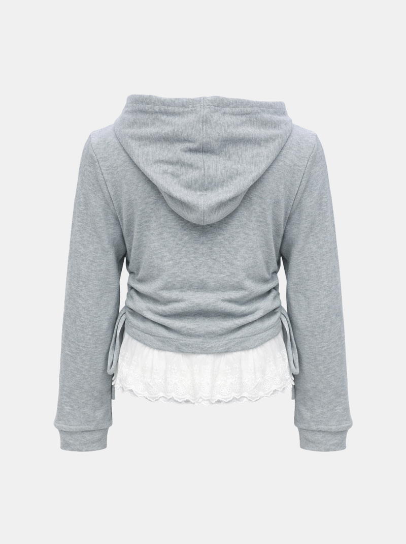 Cloud Lace Hoodie Set