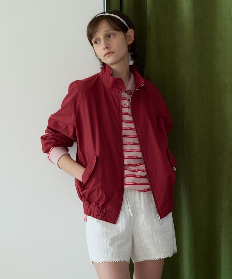 Covernat（カバーナット）の「Women's Cotton Blouson Jacket Red（Jackets/Outerwear）」