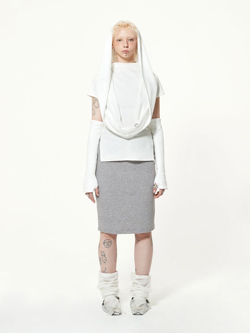 Derya - eyelet skirt