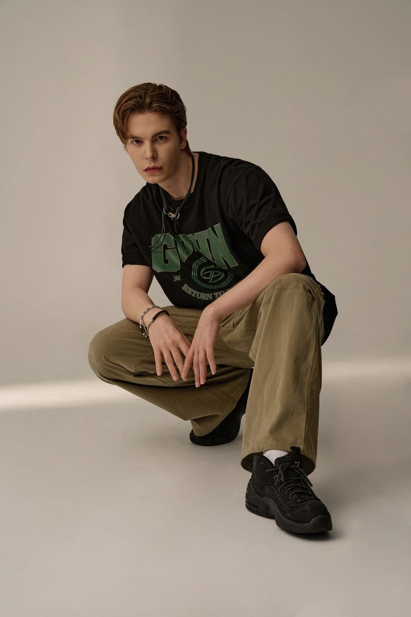 SUEDE COTTON CARGO PHANTS (KHAKI)