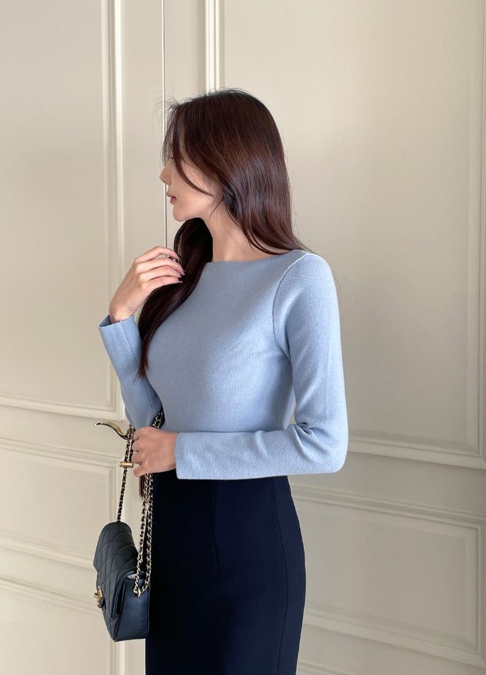 Sophne Daily Boat Neck Knit