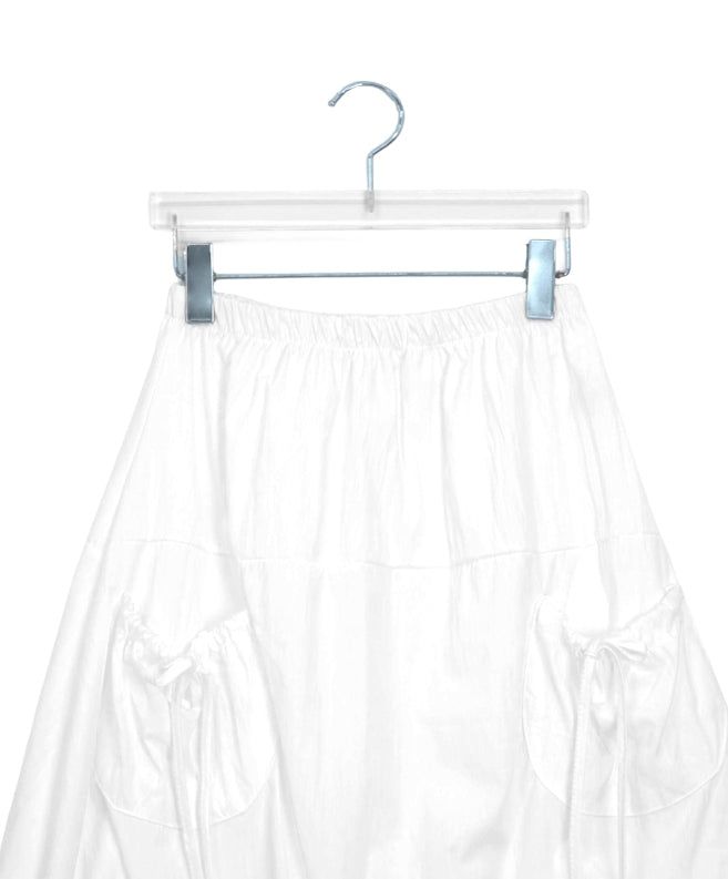 Dorian Pocket Pumpkin Balloon Midi Skirt