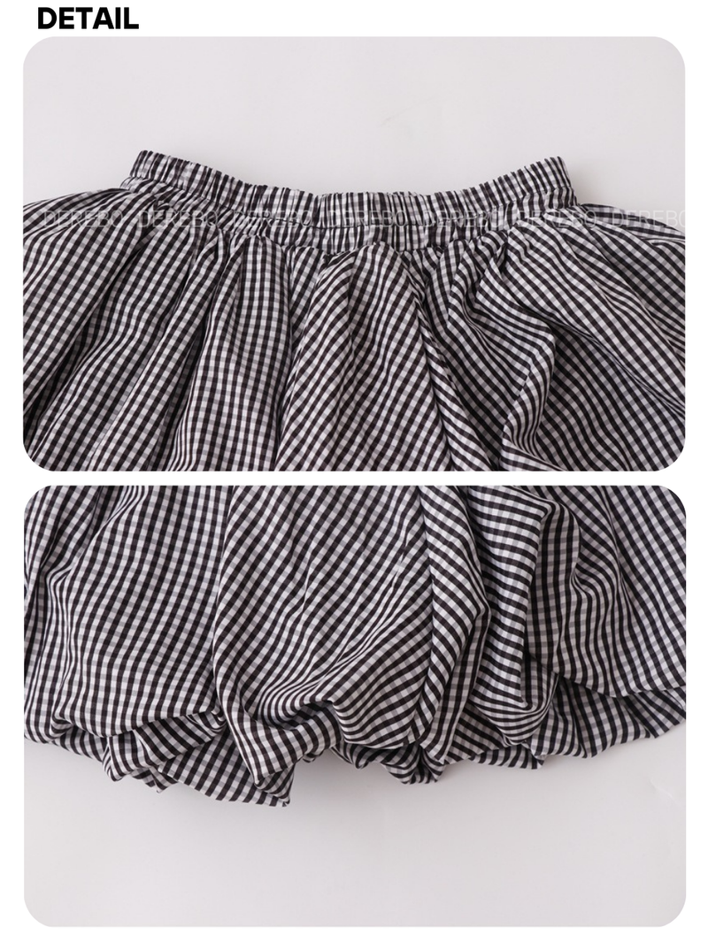 A-line pumpkin pocket mini skirt
