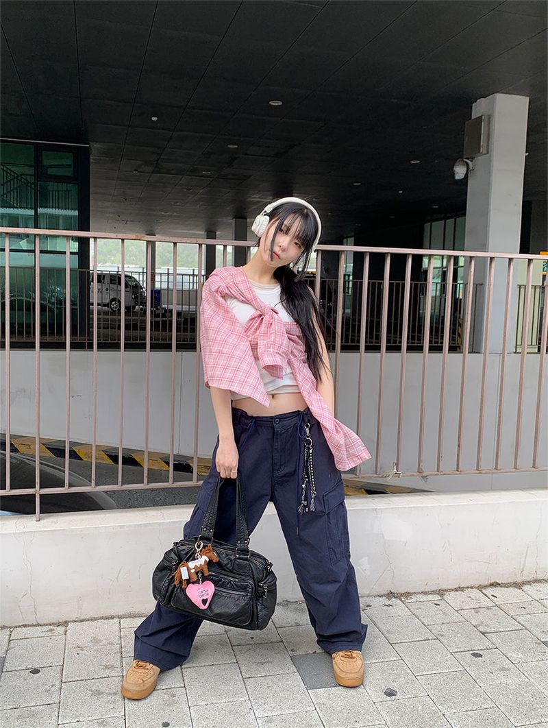 SHIRRING CHECK SHIRT (2C)