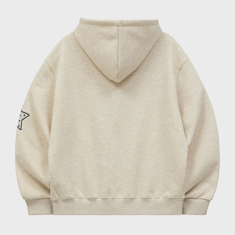 YK Applique Dot Hood Zip Up