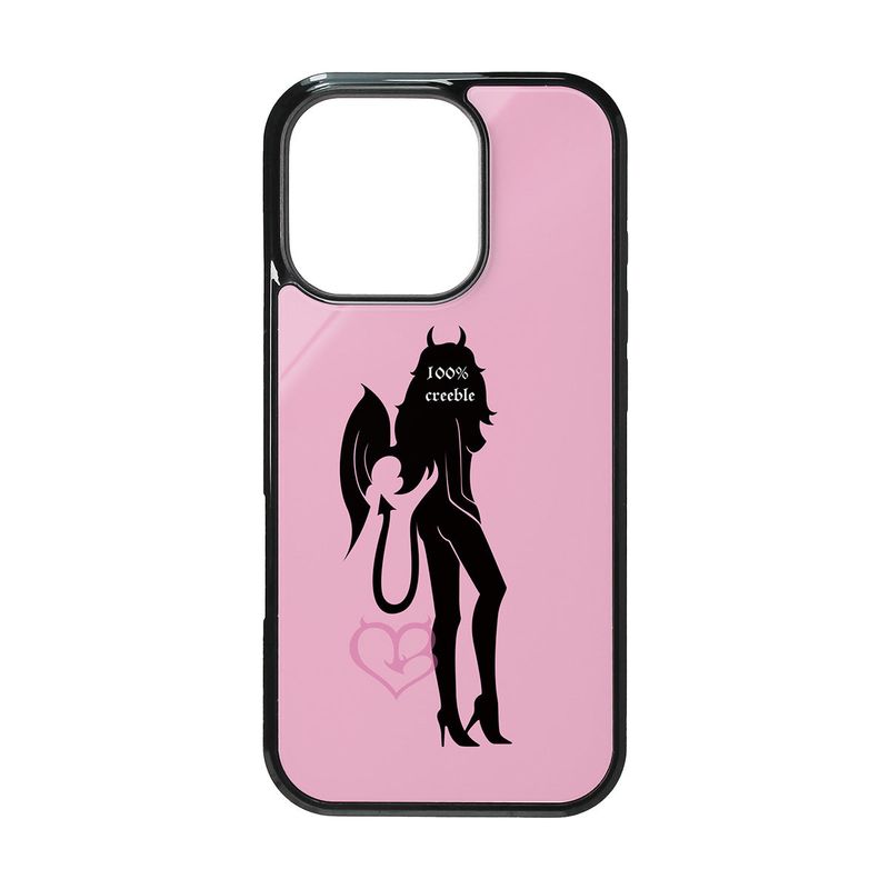 creeble（クリーブル）の「[MADE] 100% creeble glass bumper case(pink)（Smartphone Accessories）」