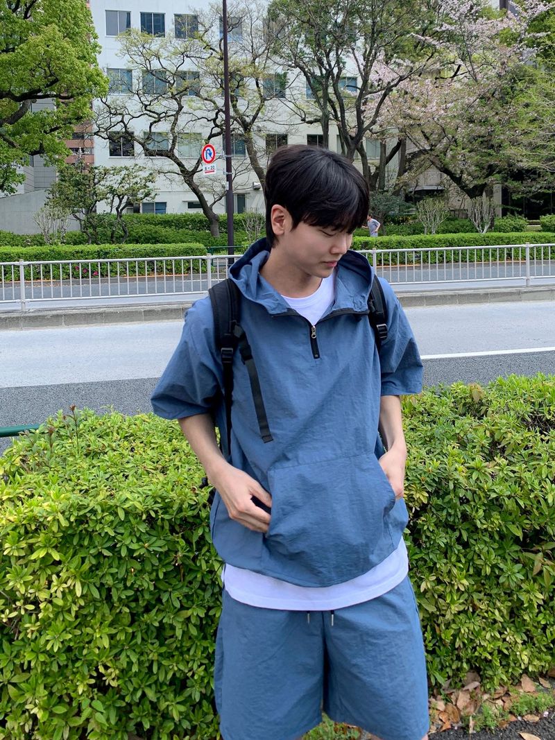 Terry Anorak Nylon Hooded Setup